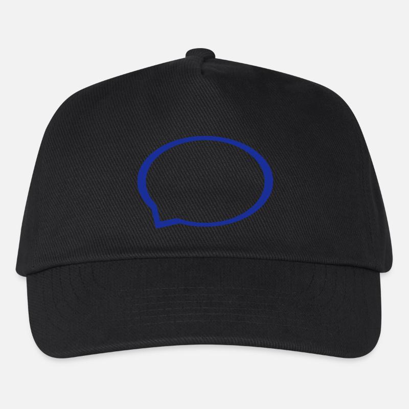 Sprechblase - Kinder Basecap - Schwarz