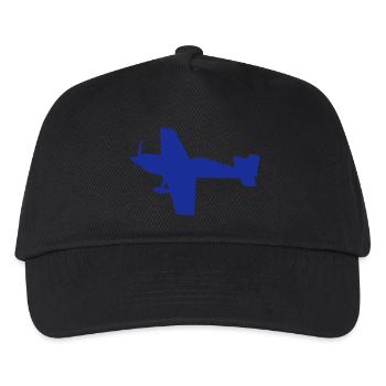 avion voltige aerienne4 aircraft flugzeu - Casquette de baseball Enfant - noir - Devant