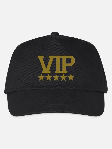 VIP - Kinder Basecap - Schwarz