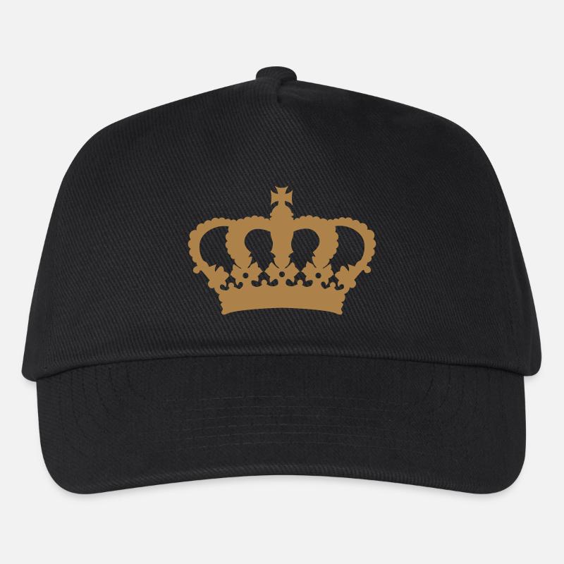 Krone - Kinder Basecap - Schwarz