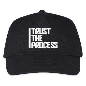 faire confiance au processus Devis - Casquette de baseball Enfant - noir - Devant