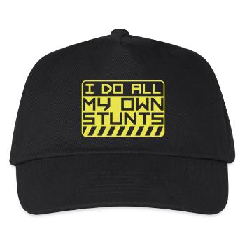 Toutes mes propres cascades - Casquette de baseball Enfant - noir - Devant