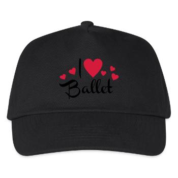 Ballet - Kids’ Baseball Cap - black - Front