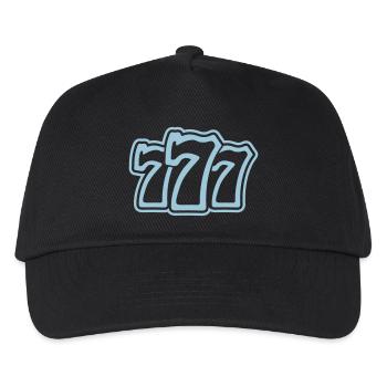 777 - Kinder Basecap - Schwarz - Vorne
