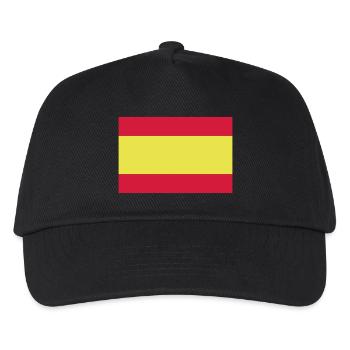 Spanien - Kinder Basecap - Schwarz - Vorne