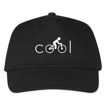 Fahrrad - Kinder Basecap - Schwarz - Vorne