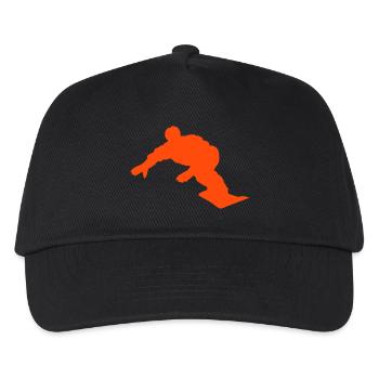 Snow boarder - Kids’ Baseball Cap - black - Front