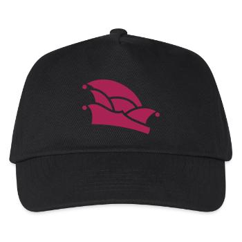 Fool's cap - Kids’ Baseball Cap - black - Front