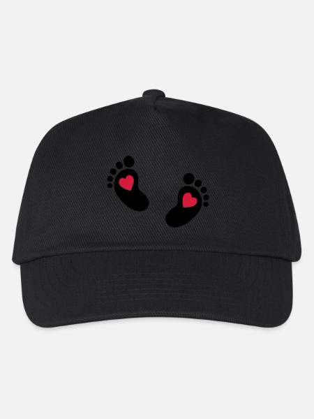 Baby feet - Kids’ Baseball Cap - black