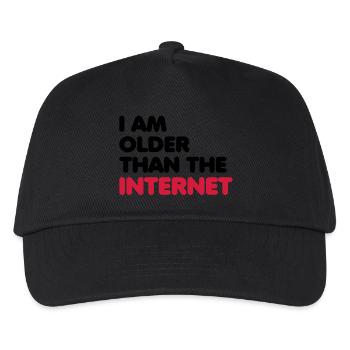 I am older than the internet - Kids’ Baseball Cap - black - Front