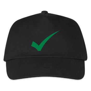 nick - Kids’ Baseball Cap - black - Front