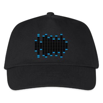 Music Sound Logo - Kinder Basecap - Schwarz - Vorne