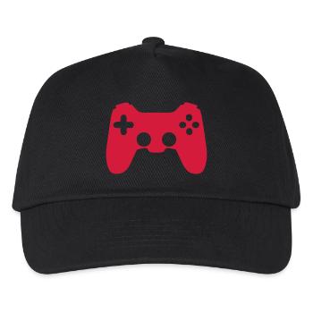 Joystick game icon 17062 - Kids’ Baseball Cap - black - Front