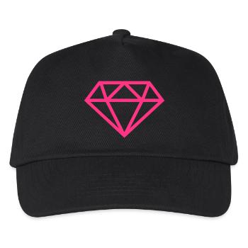 Diamond - Kids’ Baseball Cap - black - Front