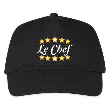 Le Chef 5 Star Chef Fun Kitchen Master - Kids’ Baseball Cap - black - Front