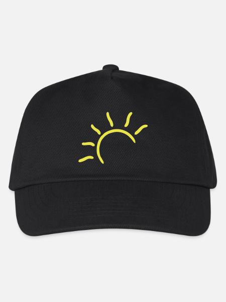 Pflegedienst-Sonne - Kinder Basecap - Schwarz