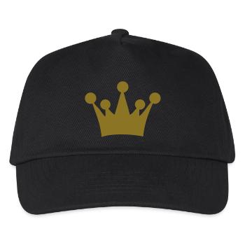 king crown - Kinder Basecap - Schwarz - Vorne