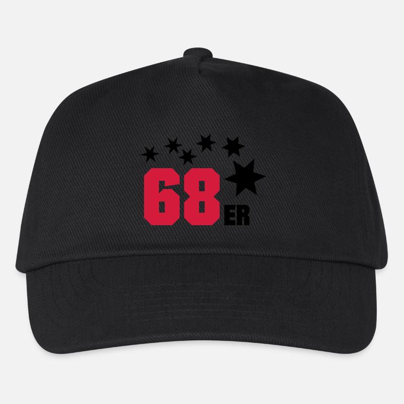 68er - Kinder Basecap - Schwarz