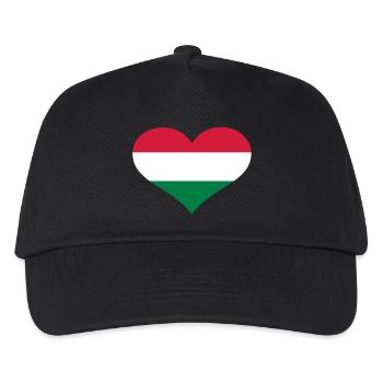 Ungarn - Kinder Basecap - Schwarz - Vorne