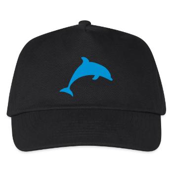 Delphin Delphin Meerestier 3062 - Kinder Basecap - Schwarz - Vorne