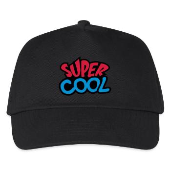Super Cool - Kinder Basecap - Schwarz - Vorne