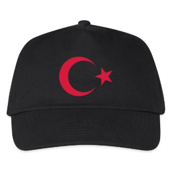 Türkei Truthahn - Kinder Basecap - Schwarz - Vorne