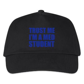 Med Student - Kinder Basecap - Schwarz - Vorne