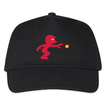 boules ball game bowl lawn bowls - Kids’ Baseball Cap - black - Front