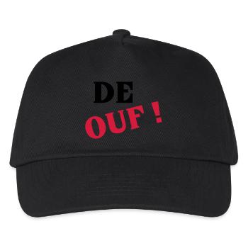 De ouf ! - Casquette de baseball Enfant - noir - Devant