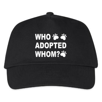 Tierschutz Hund - Kinder Basecap - Schwarz - Vorne