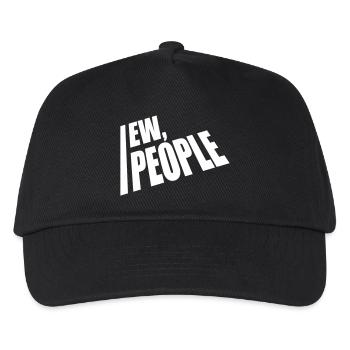 ew people funny quote - Kids’ Baseball Cap - black - Front