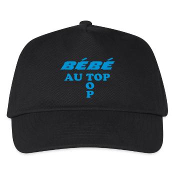 Baby im Top 3287 - Kinder Basecap - Schwarz - Vorne