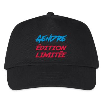 Limitierte Auflage GENDRE - Kinder Basecap - Schwarz - Vorne