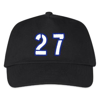27 Symbole numérique - Casquette de baseball Enfant - noir - Devant