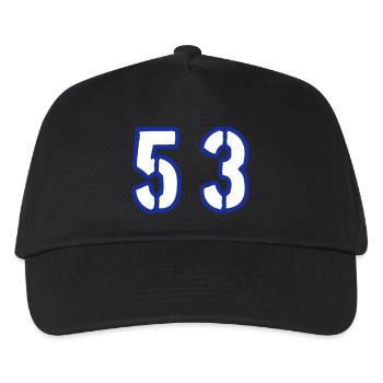 53 Symbole numérique - Casquette de baseball Enfant - noir - Devant