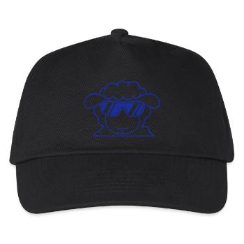 Sheep Sunglasses Party Cool DJ Head Face Cute - Kids’ Baseball Cap - black - Front