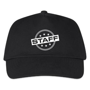 Staff - Kinder Basecap - Schwarz - Vorne