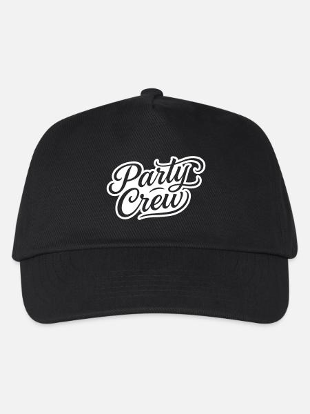 Party Crew - Kinder Basecap - Schwarz