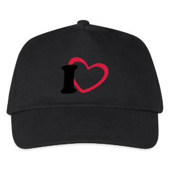 I like - Kids’ Baseball Cap - black - Front