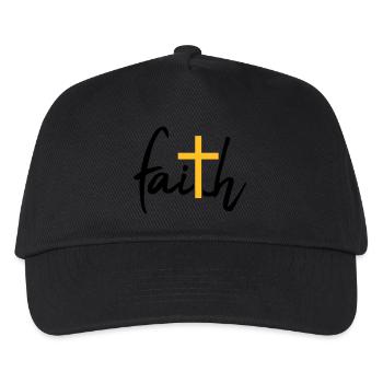 Faith Cross Faith - Kids’ Baseball Cap - black - Front