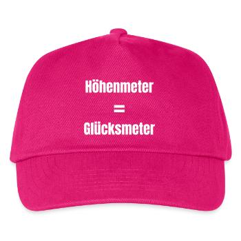 Randonnée, alpinisme, ski et VTT - Casquette de baseball Enfant - fuchsia - Devant