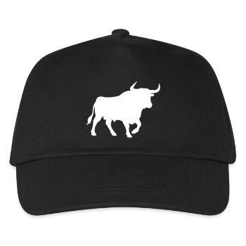 stier - Kinder Basecap - Schwarz - Vorne