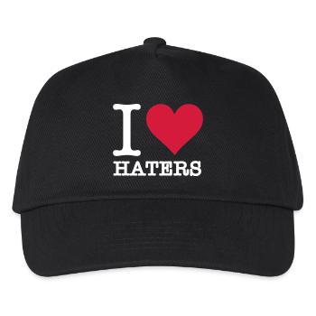 I Love Haters - Kids’ Baseball Cap - black - Front