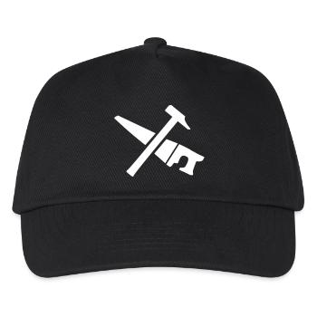 Scie Marteau - Casquette de baseball Enfant - noir - Devant