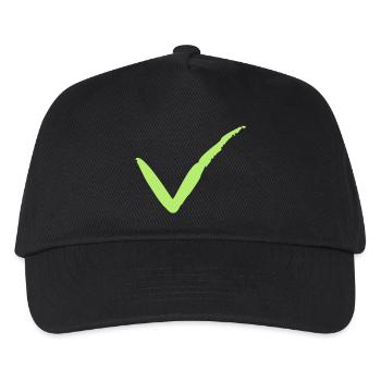 Stroke of the brush hook - Kids’ Baseball Cap - black - Front