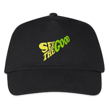 see the good quote - Kids’ Baseball Cap - black - Front