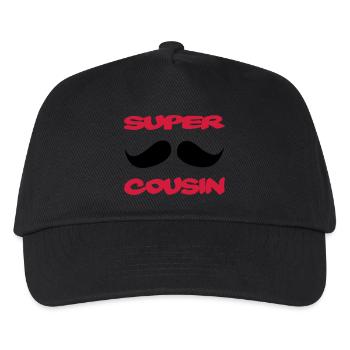 Super cousin - Kids’ Baseball Cap - black - Front
