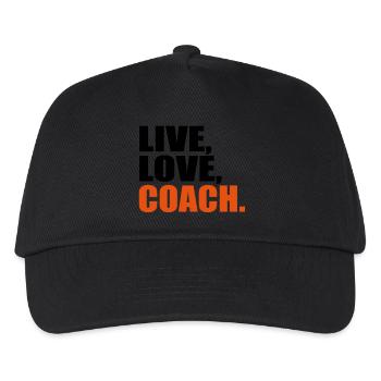 Trainer - Kinder Basecap - Schwarz - Vorne