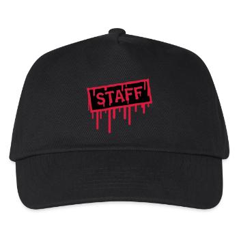 Staff Stamp - Kids’ Baseball Cap - black - Front