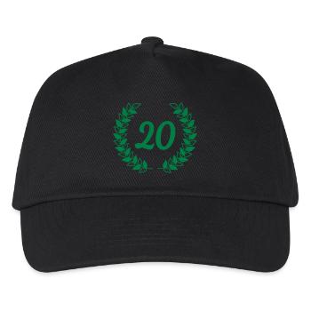 anniversary birthday 20 twenty - Kids’ Baseball Cap - black - Front